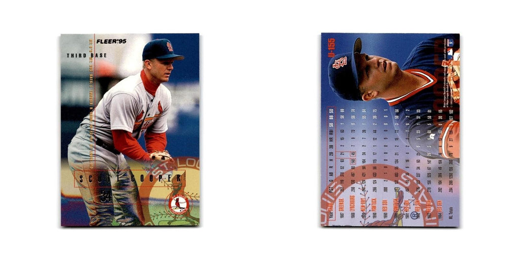 Scott Cooper 1995 Fleer Update #U-155 St. Louis Cardinals Baseball Card NM