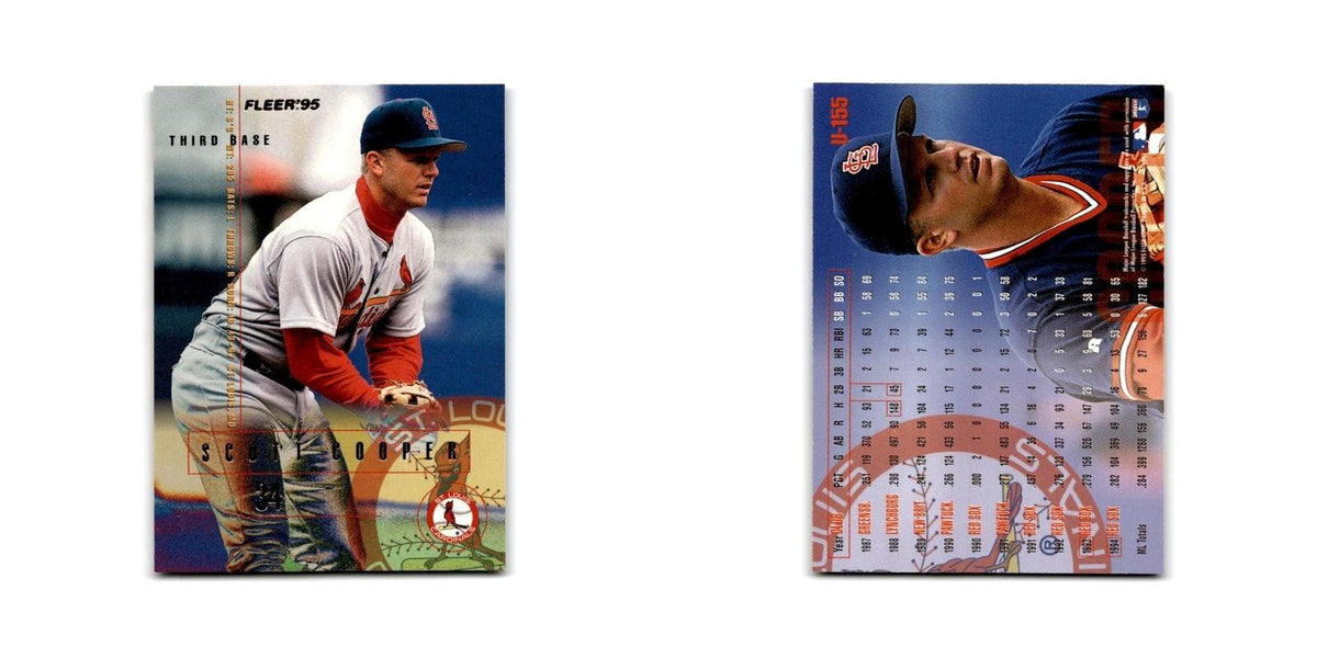 Scott Cooper 1995 Fleer Update #U-155 St. Louis Cardinals Baseball Card NM