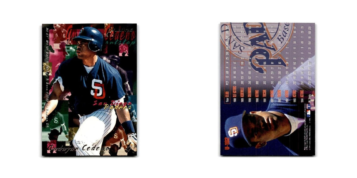 Andujar Cedeno 1995 Fleer Update #U-182 San Diego Padres Baseball Card NM