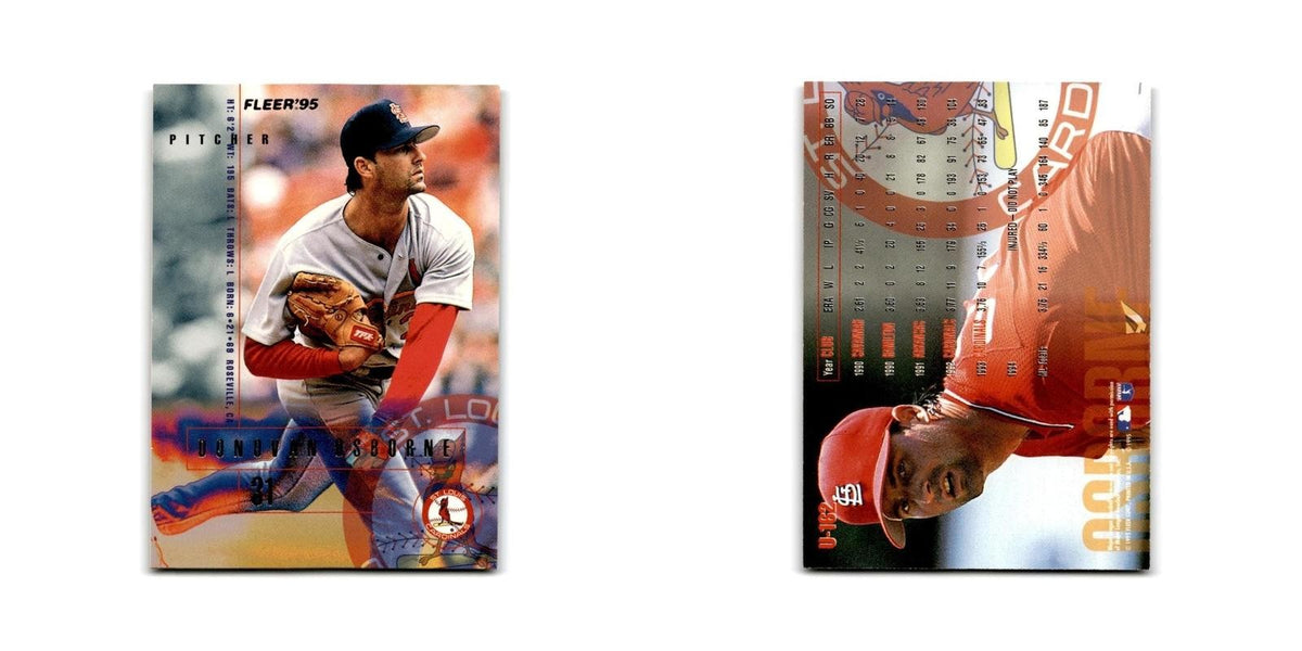 Donovan Osborne 1995 Fleer Update #U-162 St. Louis Cardinals Baseball Card NM