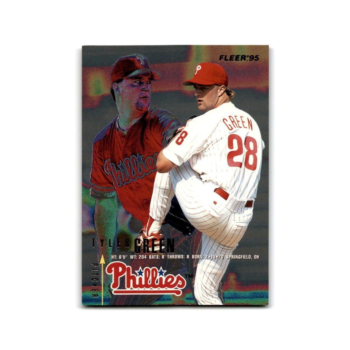 Tyler Green 1995 Fleer Update #U-119 Philadelphia Phillies Baseball Card NM