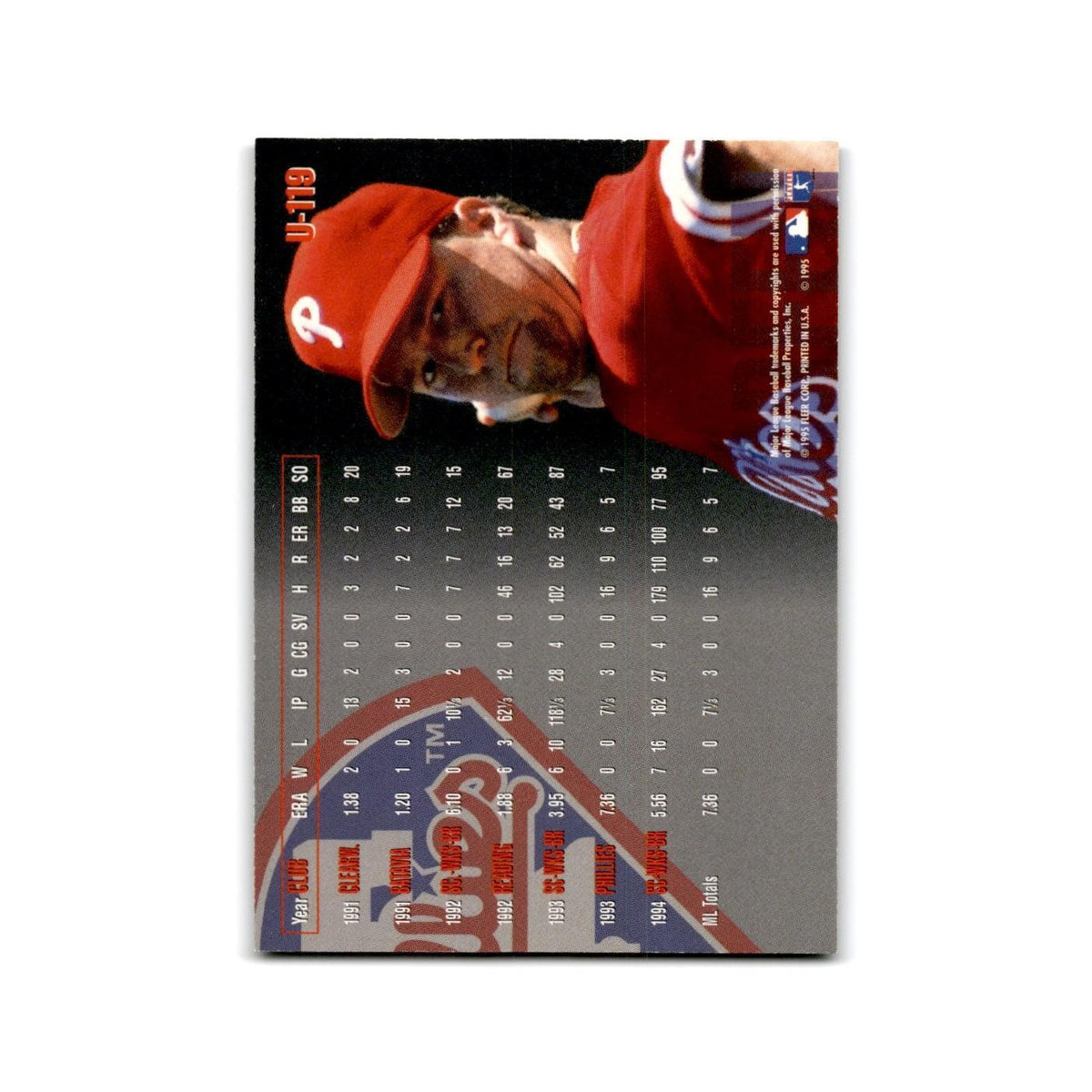 Tyler Green 1995 Fleer Update #U-119 Philadelphia Phillies Baseball Card NM