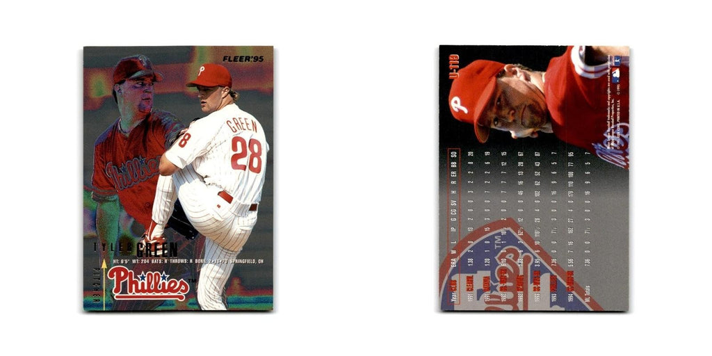 Tyler Green 1995 Fleer Update #U-119 Philadelphia Phillies Baseball Card NM