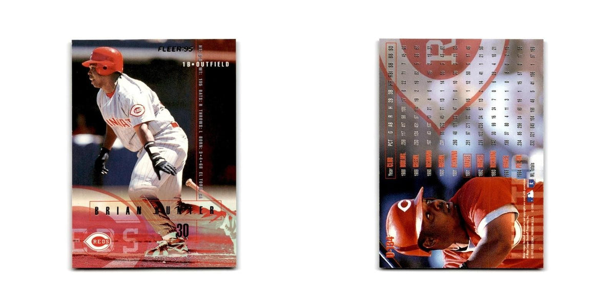 Brian Hunter 1995 Fleer Update #U-134 Cincinnati Reds Baseball Card NM