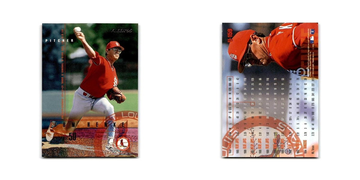 Tom Henke 1995 Fleer Update #U-159 St. Louis Cardinals Baseball Card NM