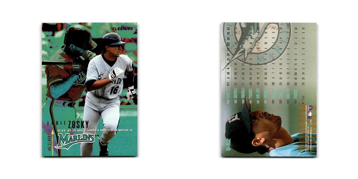 Eddie Zosky 1995 Fleer Update #U-102 Florida Marlins Baseball Card NM