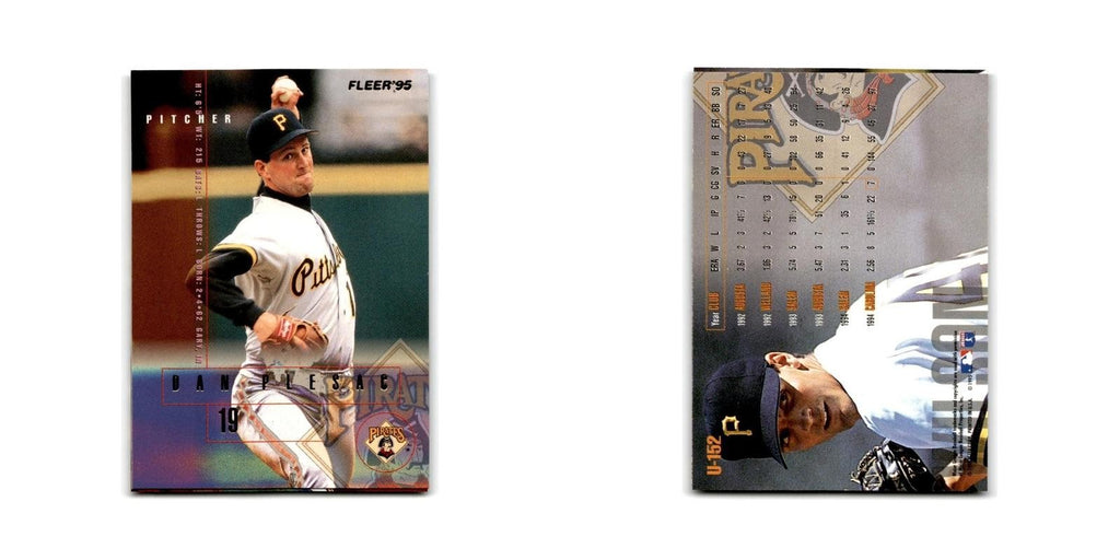 Dan Plesac 1995 Fleer Update #U-152 Pittsburgh Pirates Baseball Card NM