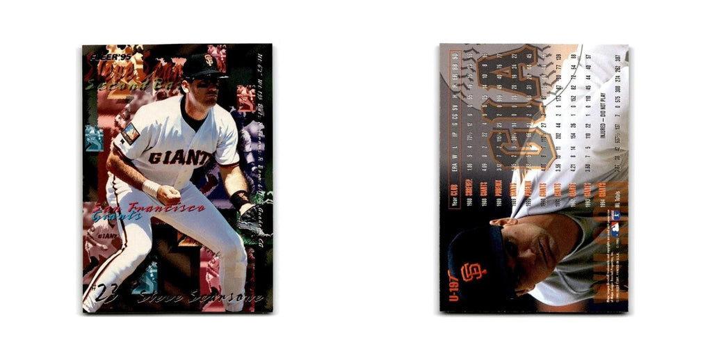 Steve Scarsone 1995 Fleer Update #U-197 San Francisco Giants Baseball Card NM