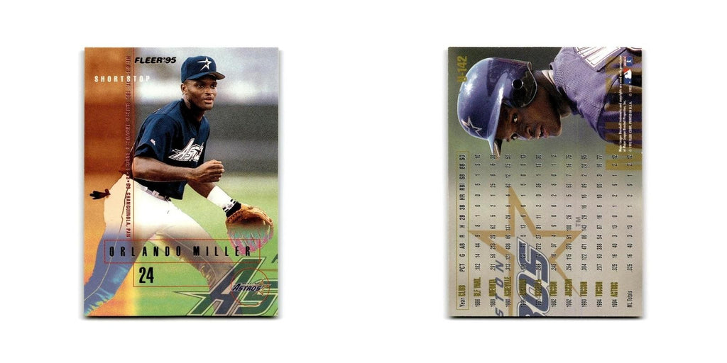 Orlando Miller 1995 Fleer Update #U-142 Houston Astros Baseball Card NM