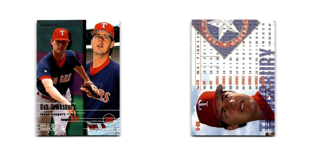Bob Tewksbury 1995 Fleer Update #U-88 Texas Rangers Baseball Card NM
