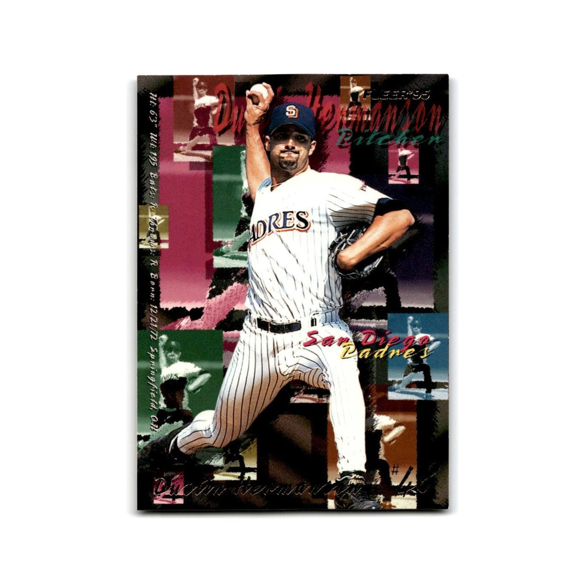Dustin Hermanson 1995 Fleer Update #U-185 San Diego Padres Baseball Card NM