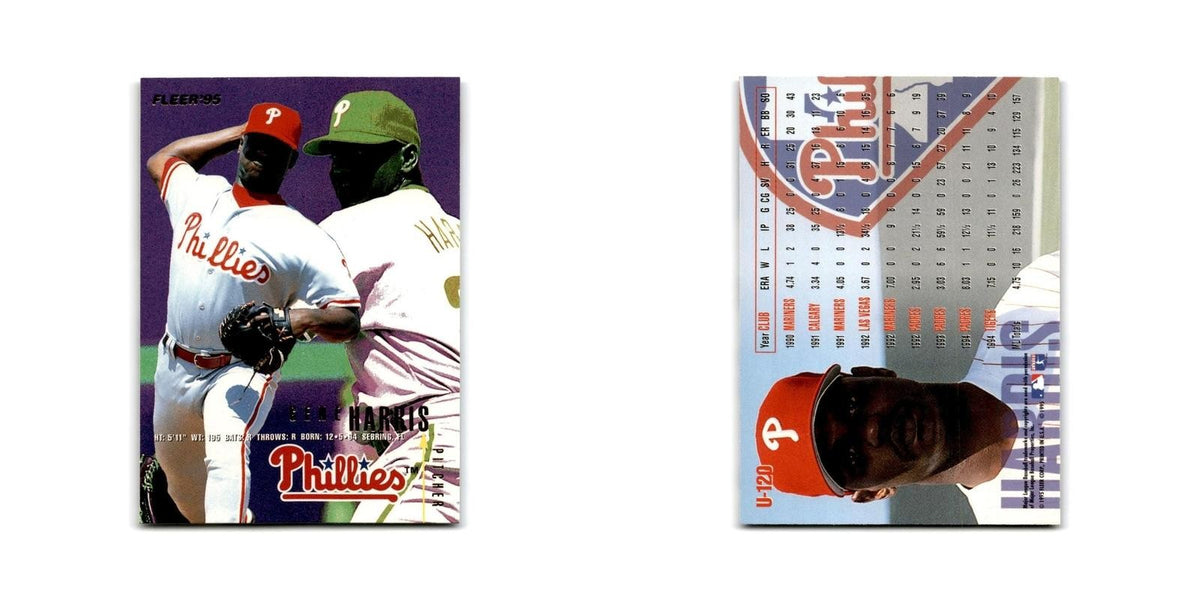 Gene Harris 1995 Fleer Update #U-120 Philadelphia Phillies Baseball Card NM