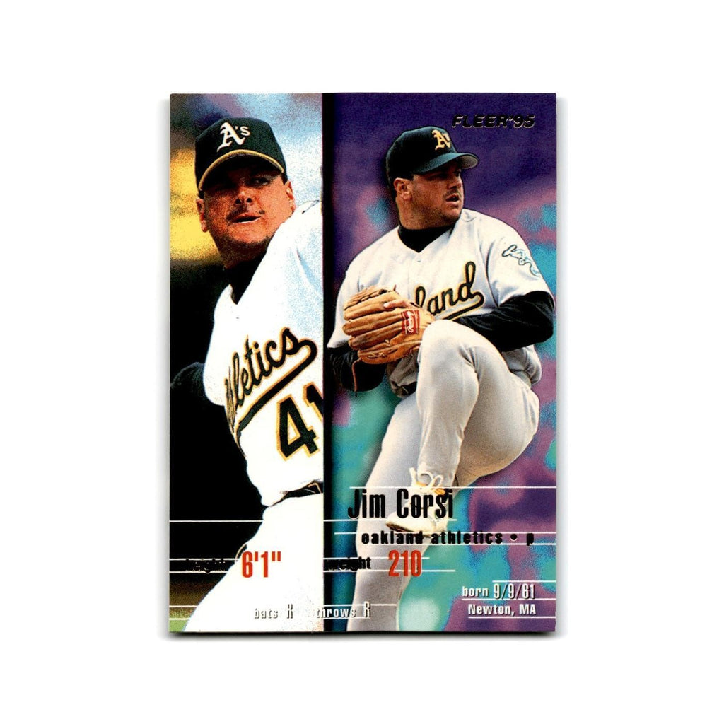 Jim Corsi 1995 Fleer Update #U-70 Oakland Athletics Baseball Card NM
