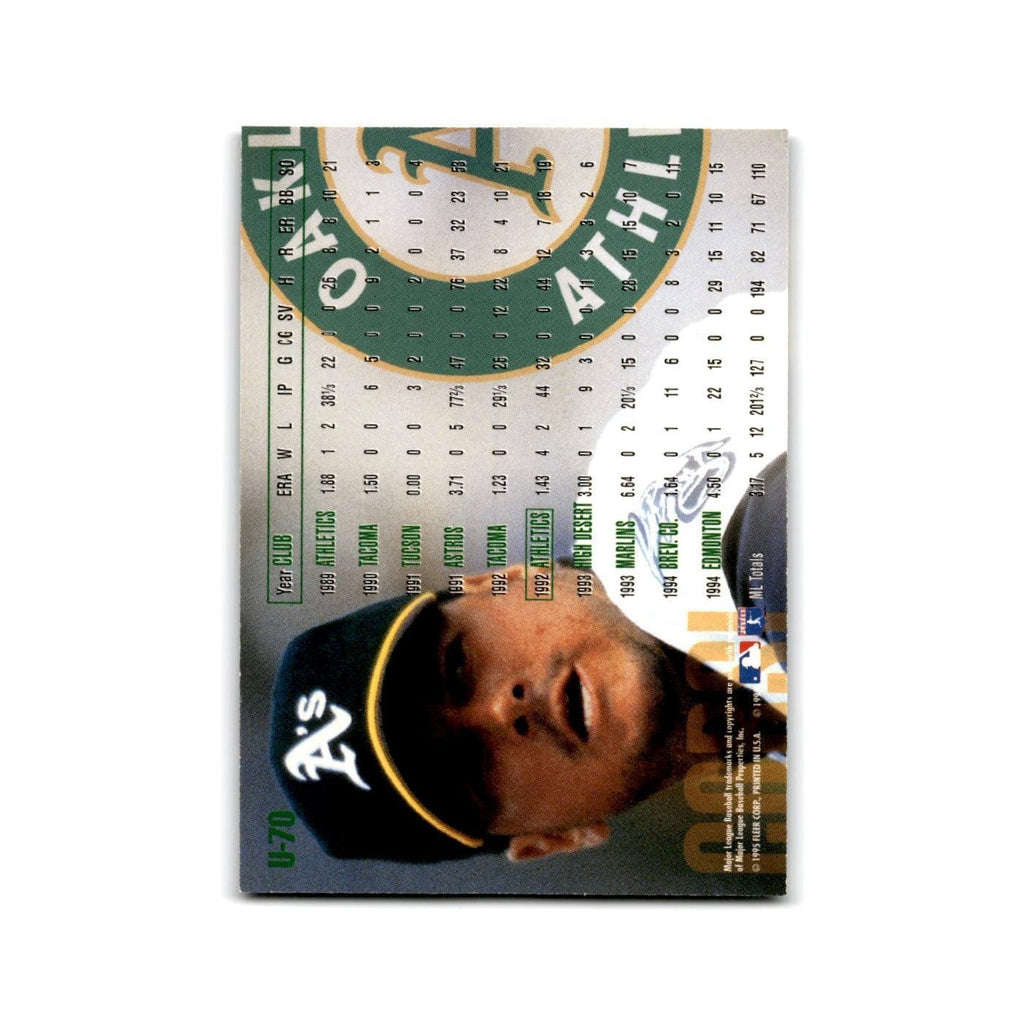 Jim Corsi 1995 Fleer Update #U-70 Oakland Athletics Baseball Card NM