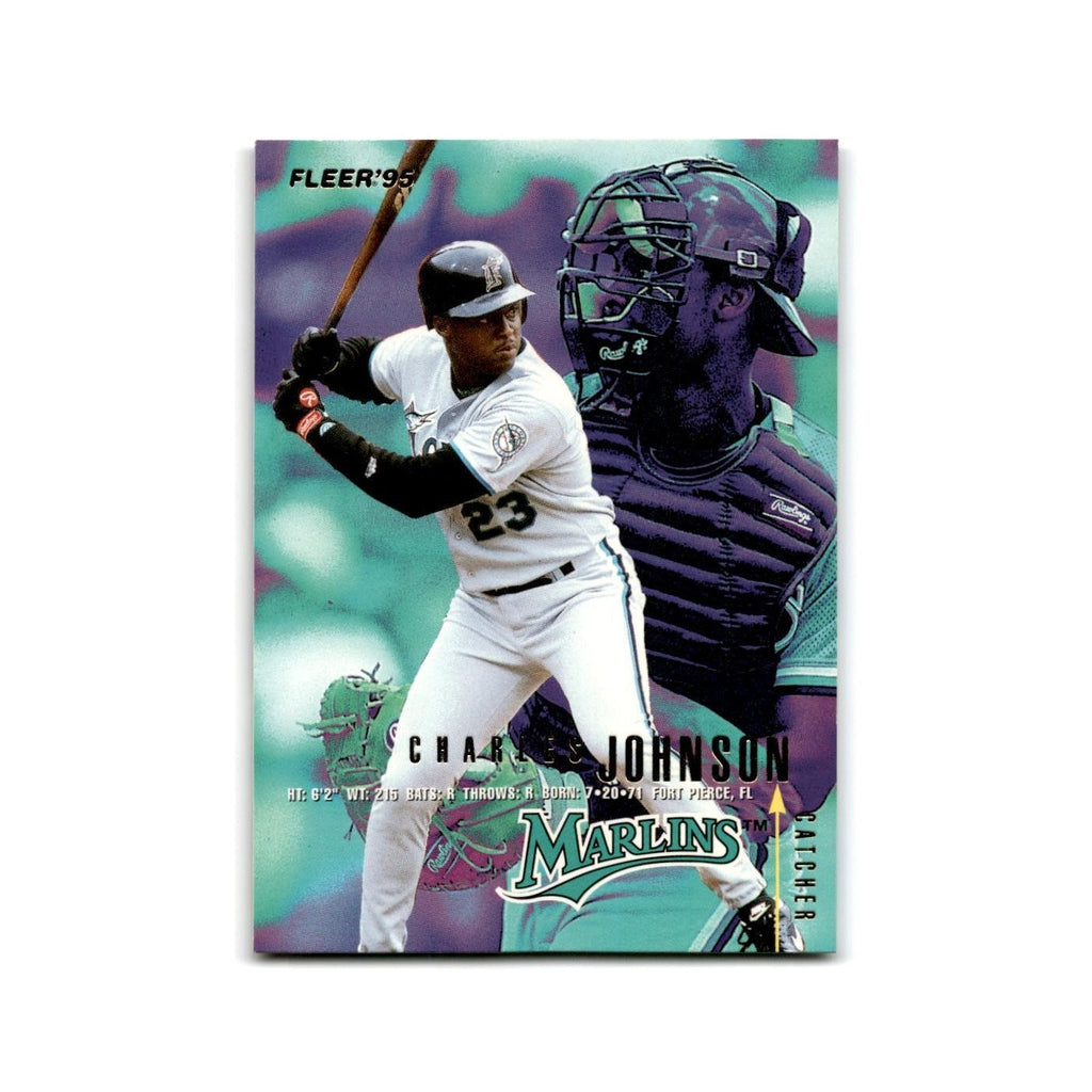 Charles Johnson 1995 Fleer Update #U-97 Florida Marlins Baseball Card NM