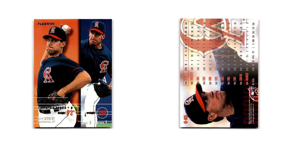 Shawn Boskie 1995 Fleer Update #U-65 California Angels Baseball Card NM
