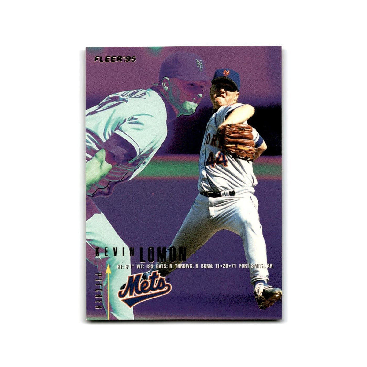 Kevin Lomon 1995 Fleer Update #U-114 New York Mets Baseball Card NM