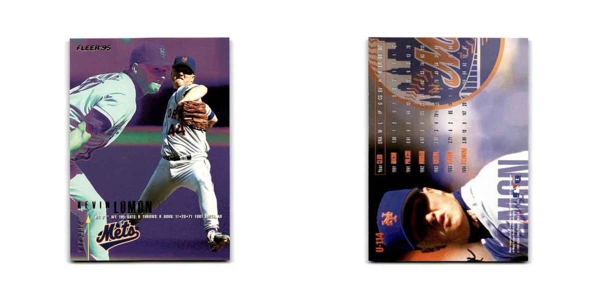 Kevin Lomon 1995 Fleer Update #U-114 New York Mets Baseball Card NM