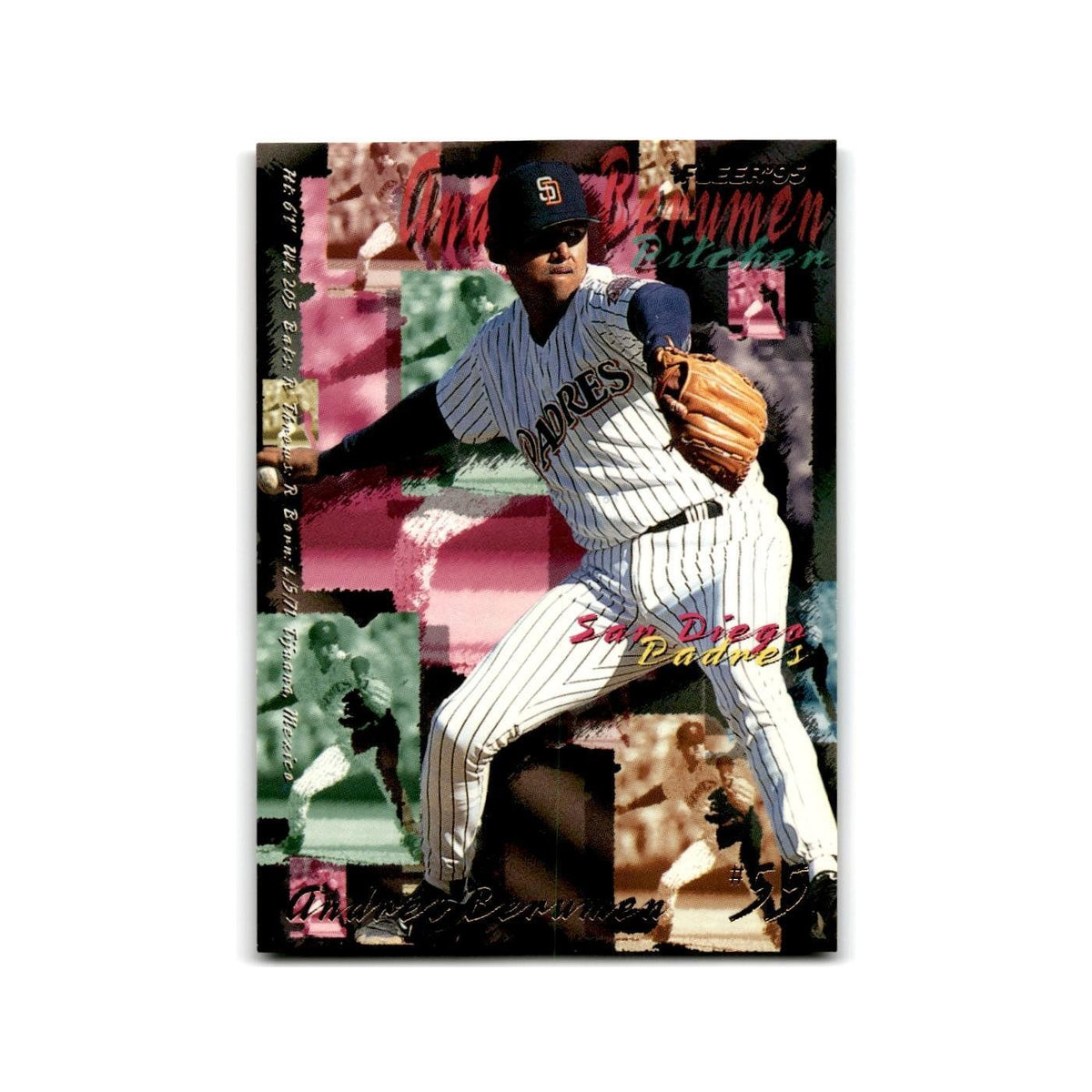 Andres Bruman 1995 Fleer Update #U-180 San Diego Padres Baseball Card NM