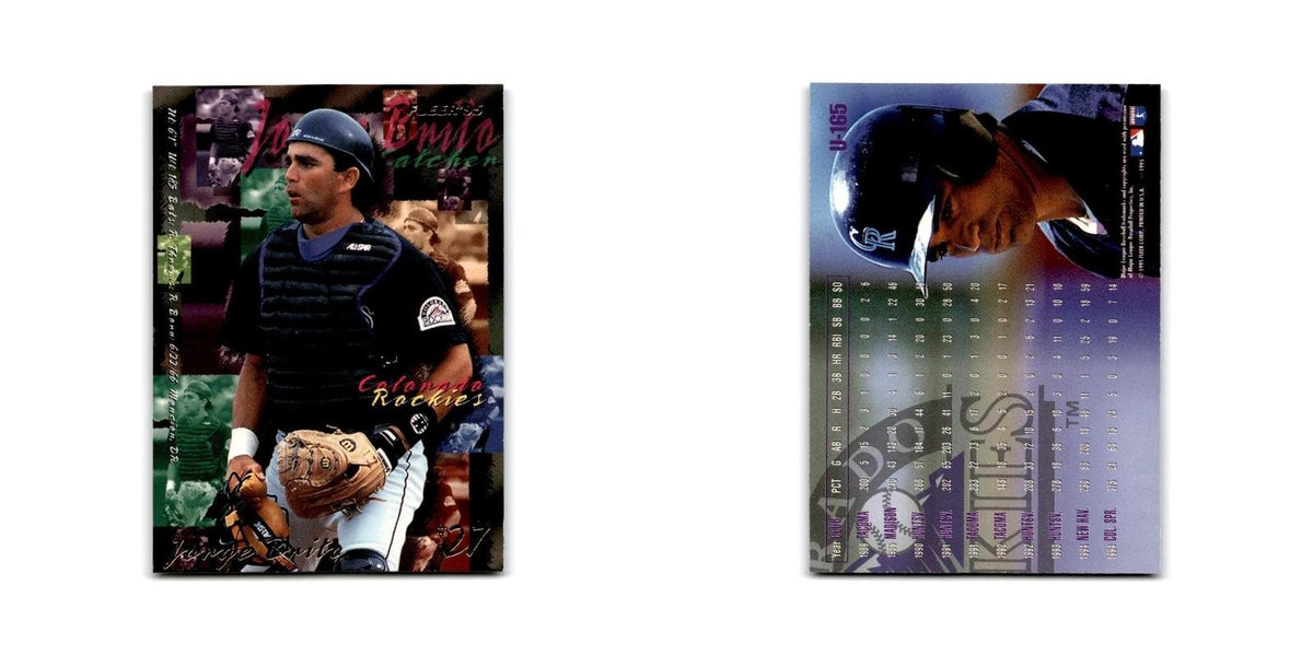 Jorge Brito 1995 Fleer Update #U-165 Colorado Rockies Baseball Card NM