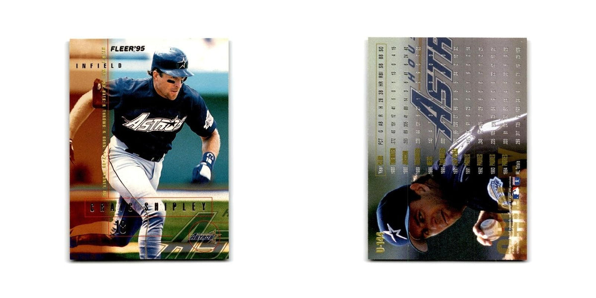 Craig Shipley 1995 Fleer Update #U-144 Houston Astros Baseball Card NM