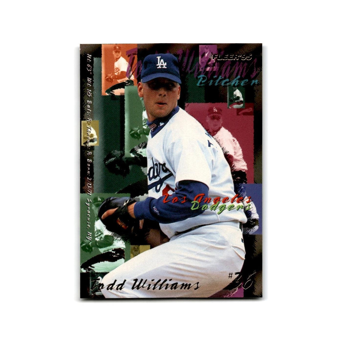 Todd Williams 1995 Fleer Update #U-179 Los Angeles Dodgers Baseball Card NM