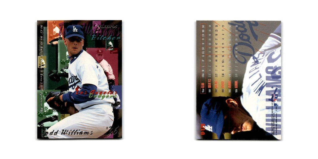 Todd Williams 1995 Fleer Update #U-179 Los Angeles Dodgers Baseball Card NM