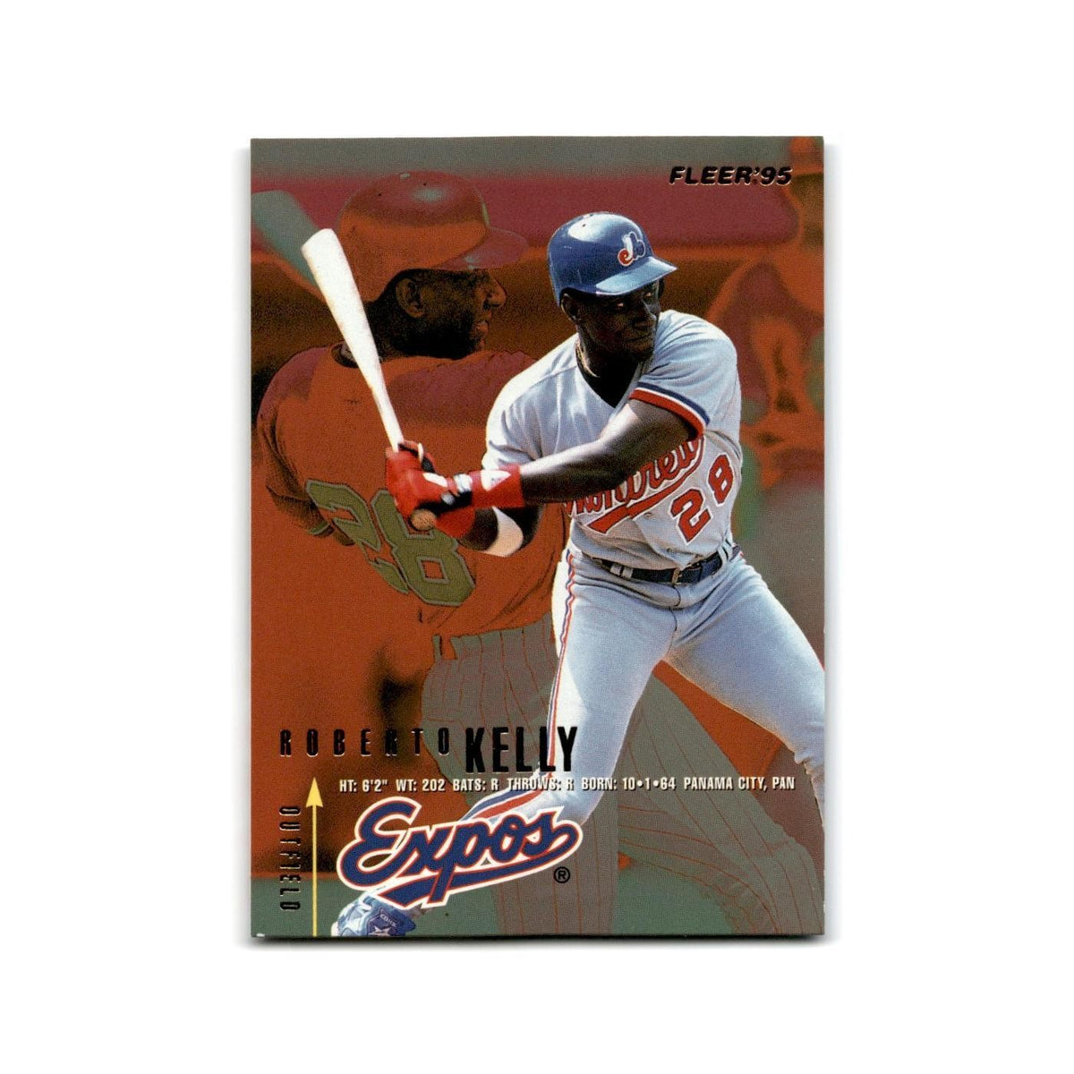Roberto Kelly 1995 Fleer Update #U-107 Montreal Expos Baseball Card NM