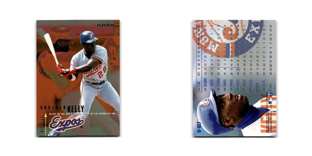 Roberto Kelly 1995 Fleer Update #U-107 Montreal Expos Baseball Card NM