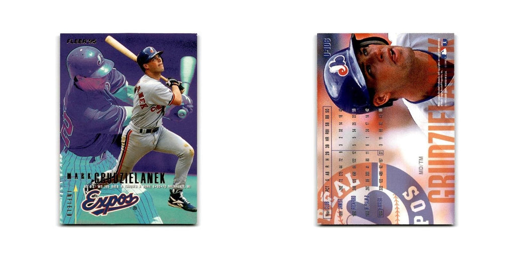 Mark Grudzielanek Rookie 1995 Fleer Update #U-106 Montreal Expos NM