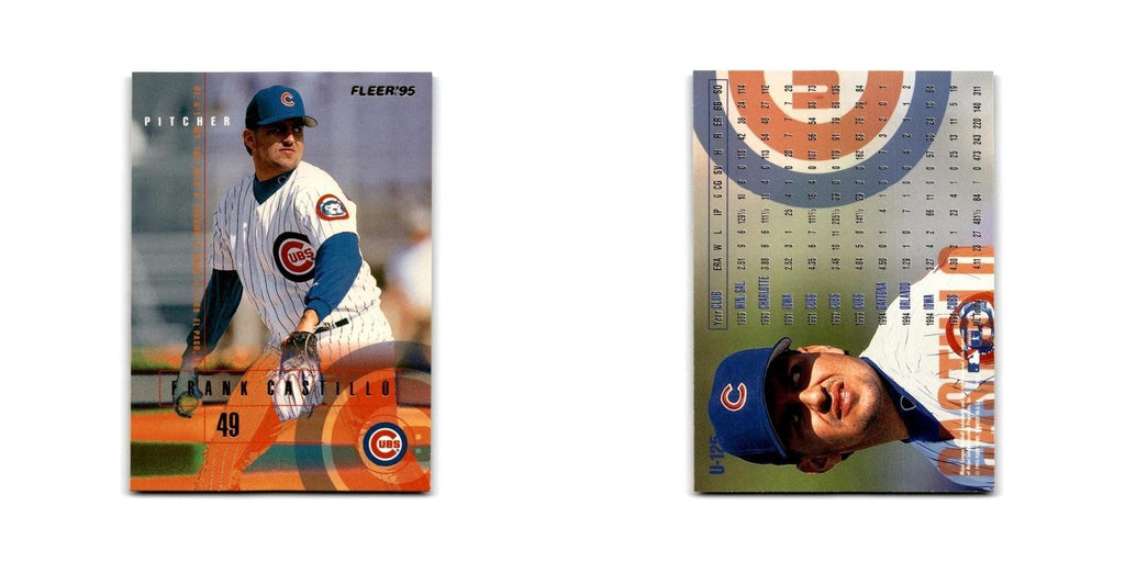 Frank Castillo 1995 Fleer Update #U-125 Chicago Cubs Baseball Card NM