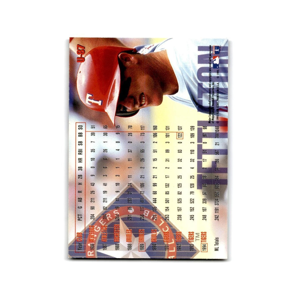 Mickey Tettleton 1995 Fleer Update #U-87 Texas Rangers Baseball Card NM
