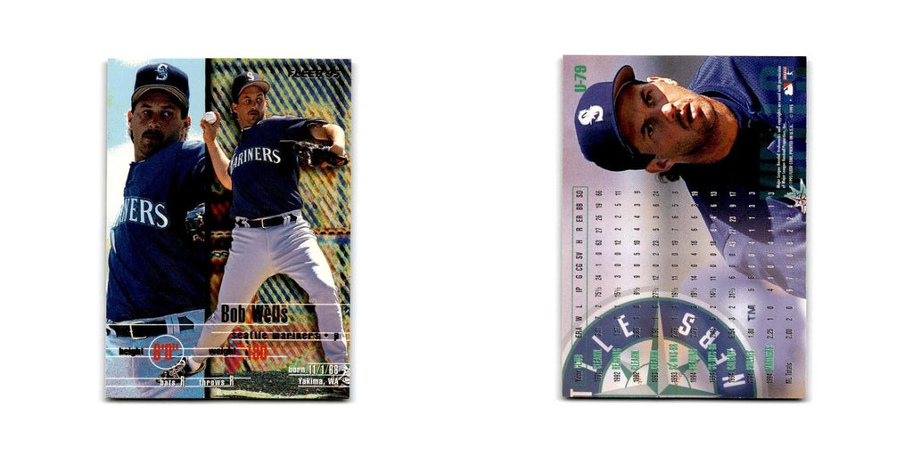 Bob Wells Rookie 1995 Fleer Update #U-79 Seattle Mariners Baseball Card NM