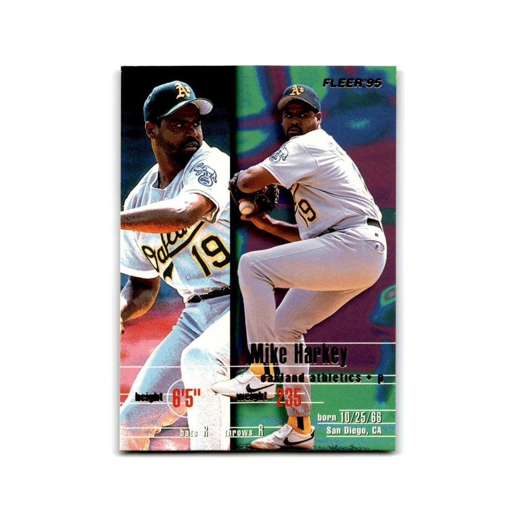 Mike Harkey 1995 Fleer Update #U-71 Oakland Athletics Baseball Card NM