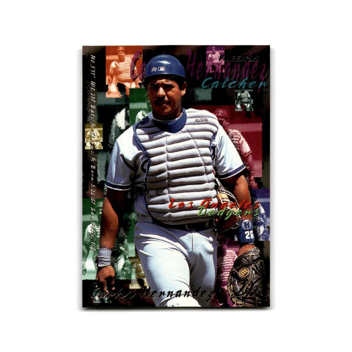 Carlos Hernandez 1995 Fleer Update #U-174 Los Angeles Dodgers Baseball Card NM