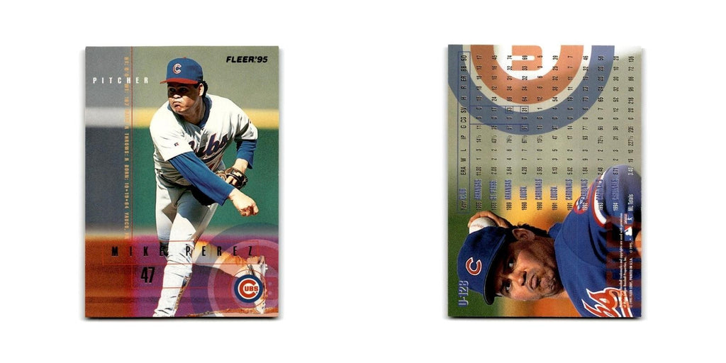 Mike Perez 1995 Fleer Update #U-128 Chicago Cubs Baseball Card NM