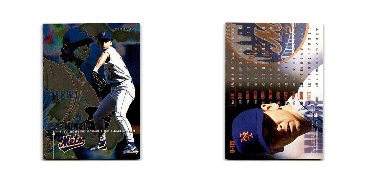 Blas Minor 1995 Fleer Update #U-115 New York Mets Baseball Card NM