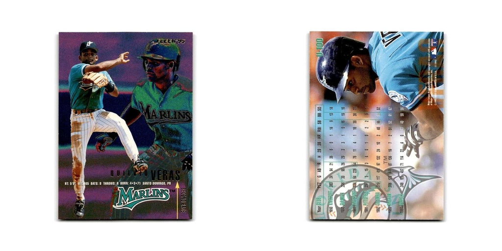 Quilvio Veras 1995 Fleer Update #U-100 Florida Marlins Baseball Card NM