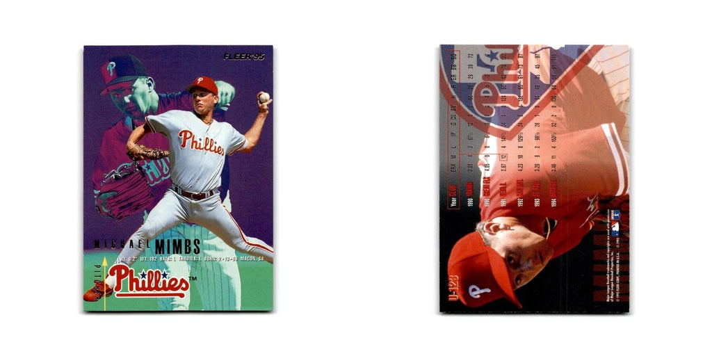 Mike Mimbs Rookie 1995 Fleer Update #U-123 Philadelphia Phillies NM