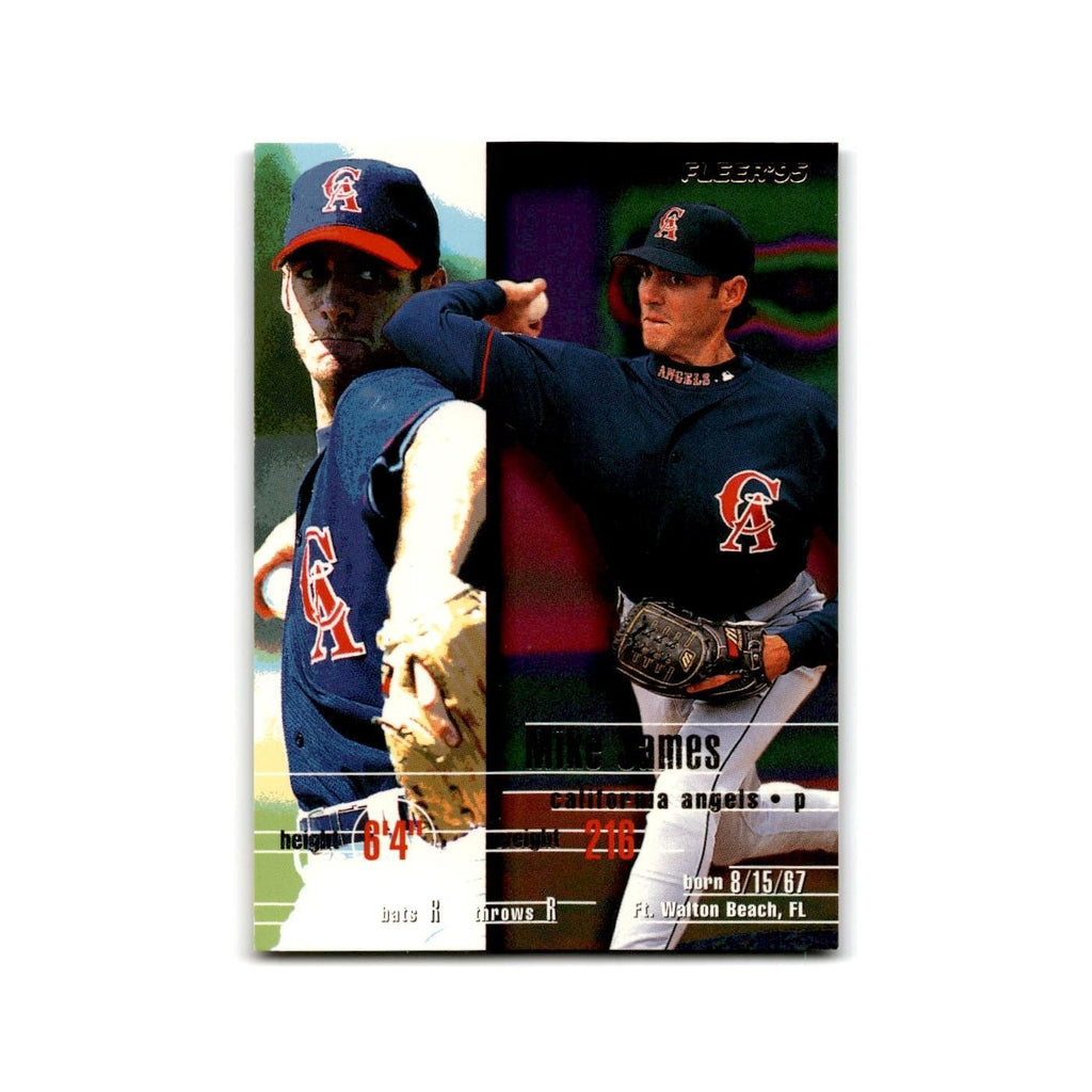 Mike James 1995 Fleer Update #U-66 California Angels Baseball Card NM