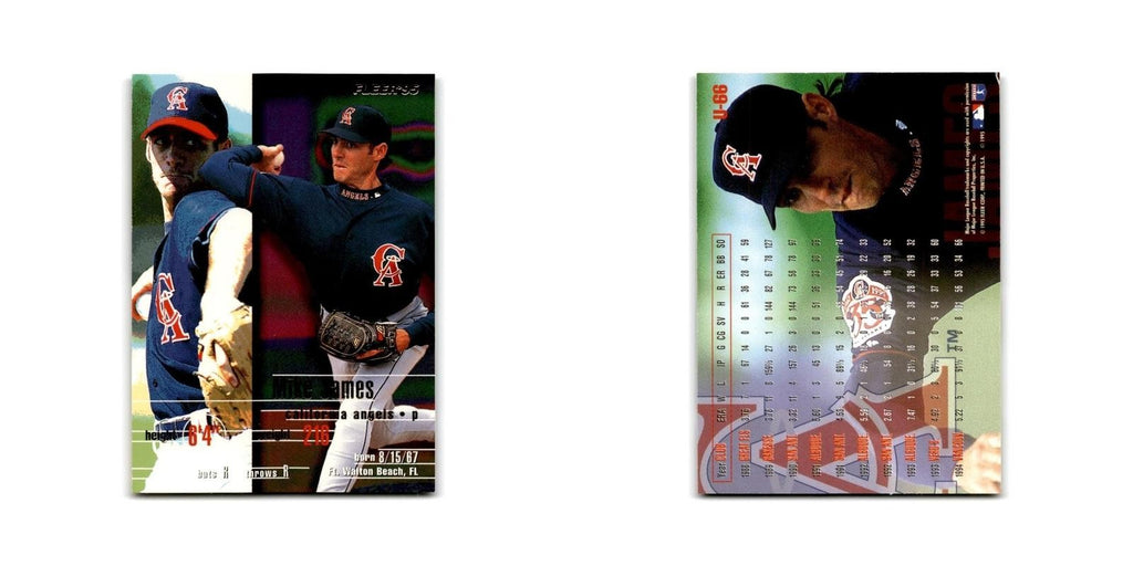 Mike James 1995 Fleer Update #U-66 California Angels Baseball Card NM