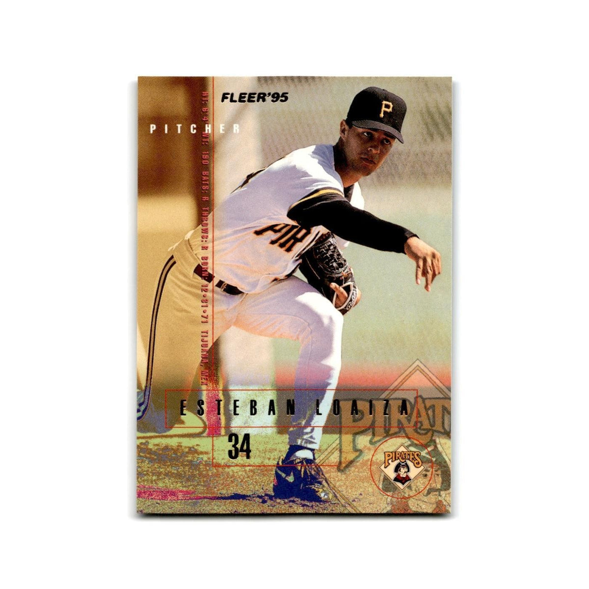 Esteban Loaiza 1995 Fleer Update #U-150 Pittsburgh Pirates Baseball Card NM