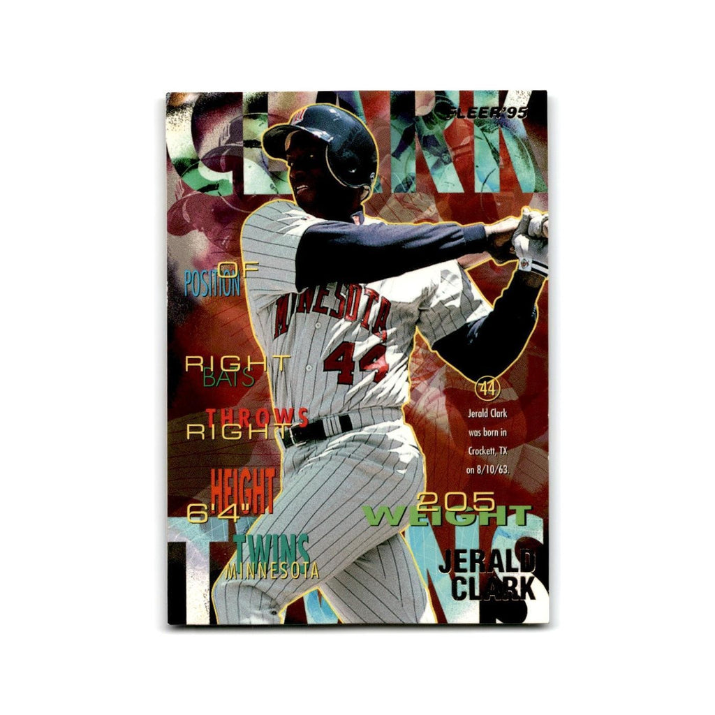 Jerald Clark 1995 Fleer Update #U-58 Minnesota Twins Baseball Card NM