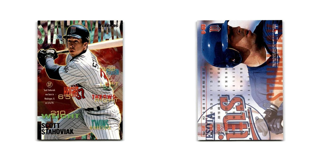 Scott Stahoviak 1995 Fleer Update #U-63 Minnesota Twins Baseball Card NM