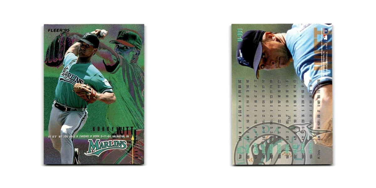 Bobby Witt 1995 Fleer Update #U-101 Florida Marlins Baseball Card NM