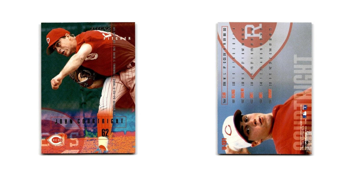 John Courtright 1995 Fleer Update #U-131 Cincinnati Reds Baseball Card NM