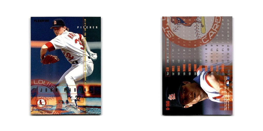 John Habyan 1995 Fleer Update #U-158 St. Louis Cardinals Baseball Card NM