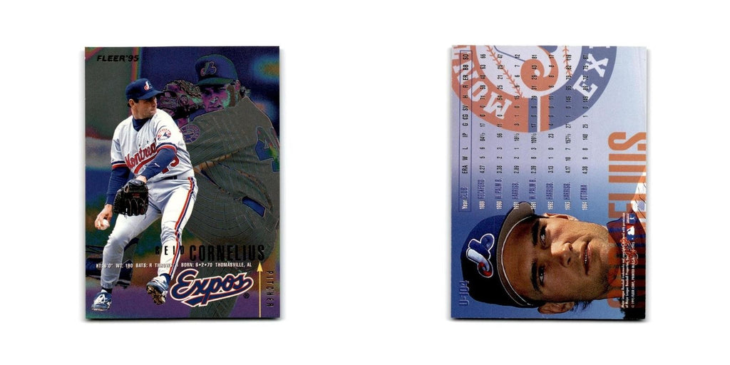 Reid Cornelius 1995 Fleer Update #U-104 Montreal Expos Baseball Card NM