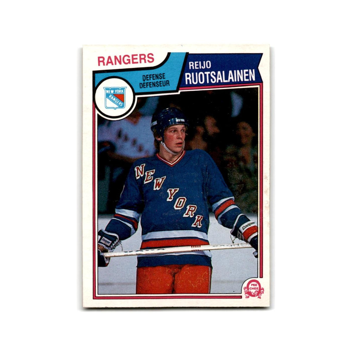 1983 O-Pee-Chee Reijo Ruotsalainen New York Rangers #255