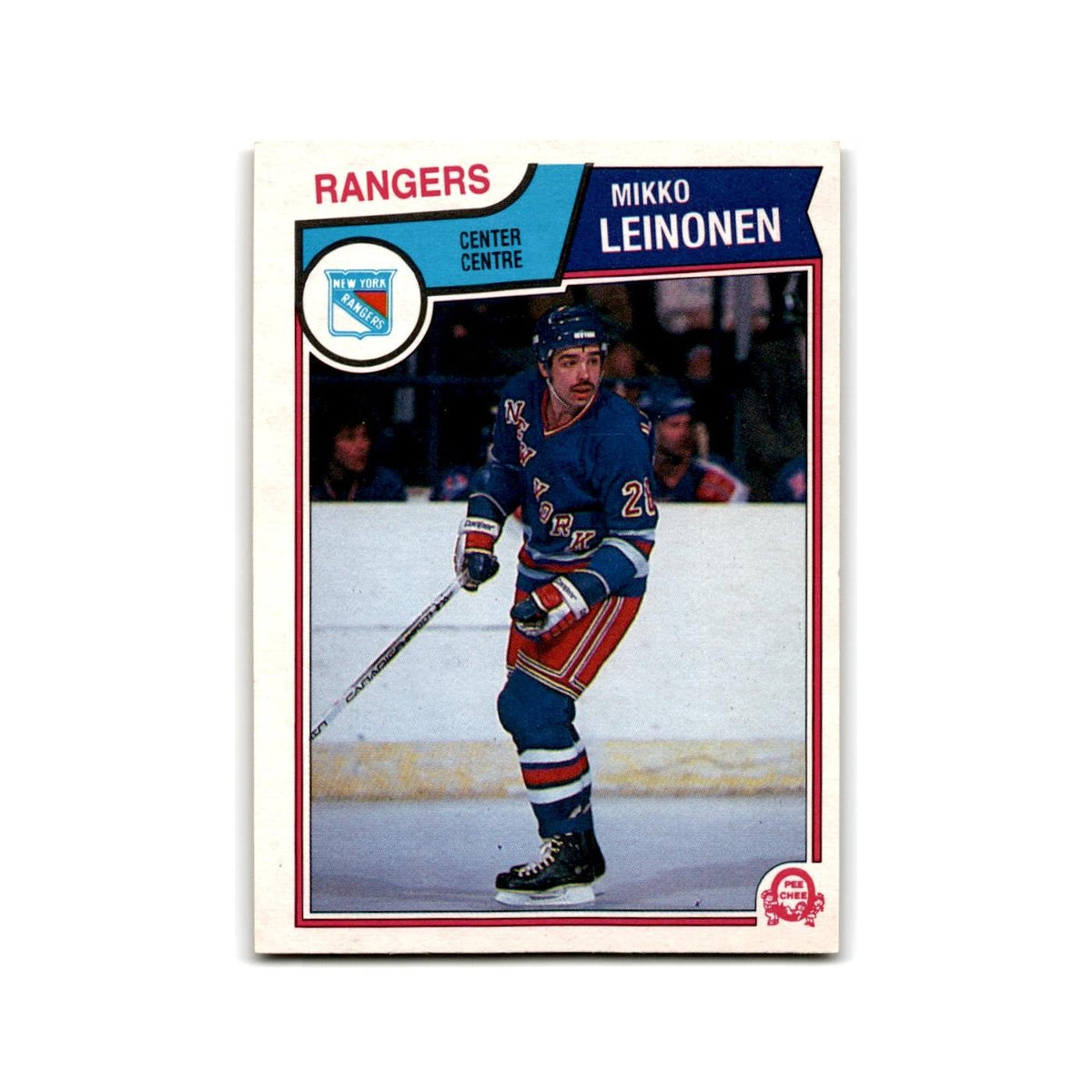 1983 O-Pee-Chee Mikko Leinonen New York Rangers #248